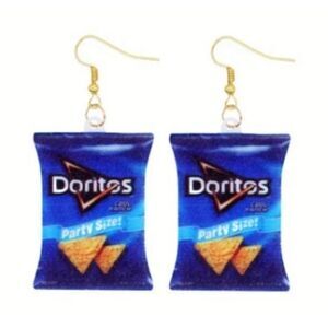 Fun dangling acrylic 5D pendant earrings